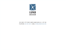 Tablet Screenshot of lunadesign.org